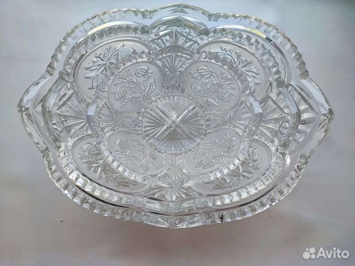 Набор Салатников хрусталь, СССР