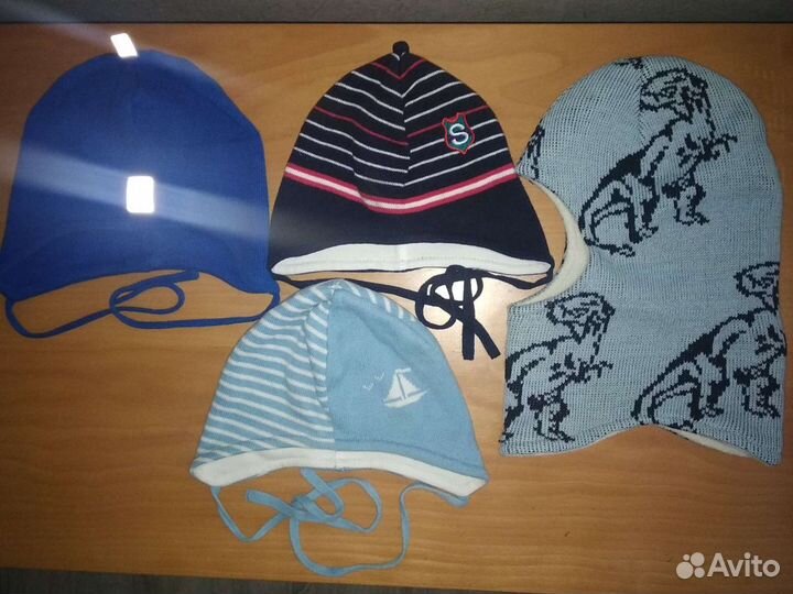 Шапки Перчатки мальчику до 2-3лет Весна