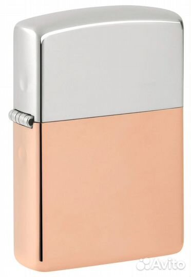 Зажигалка Zippo - Bimetal / Sterling silver lid