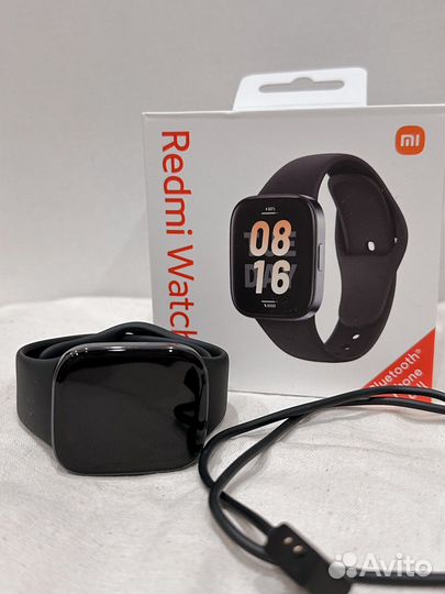 Смарт часы xiaomi redmi watch 3 черный