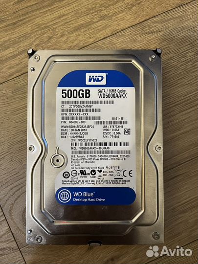 Жесткий диск 500 гб wd