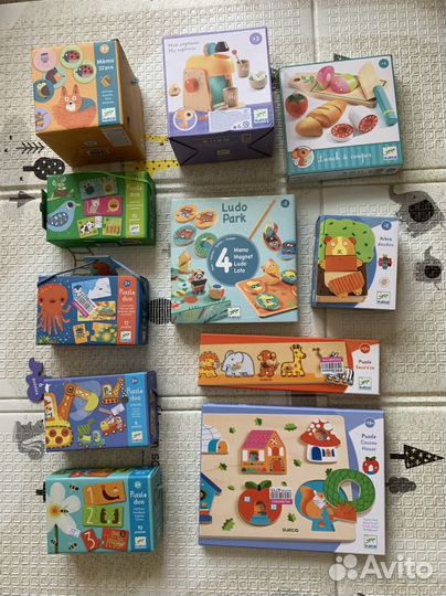 Новые игры Djeco, Smile decor и др