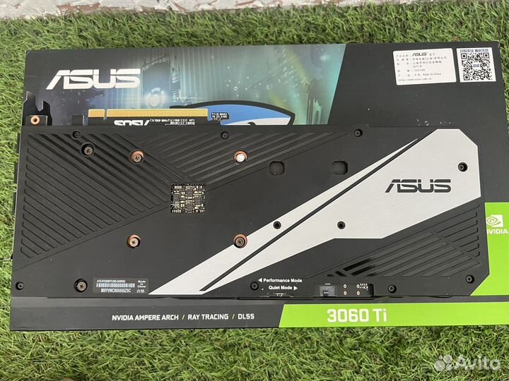 Игровая видеокарта asus RTX 3060Ti