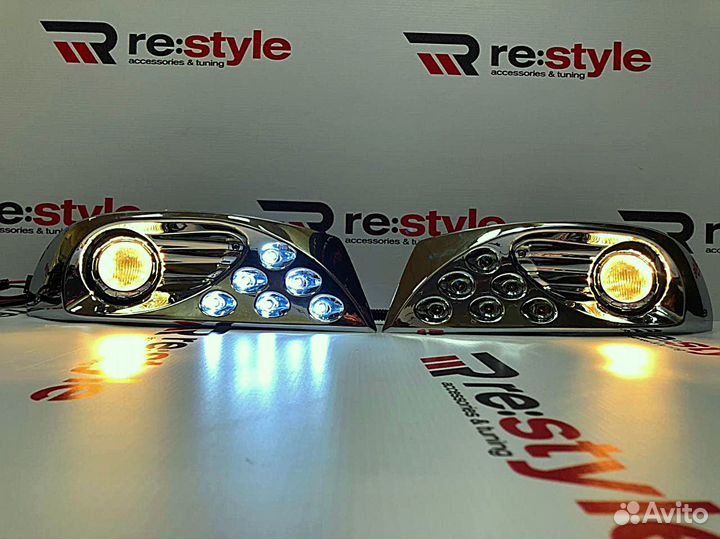 Туманки Land Cruiser Prado 120 02-07г LED