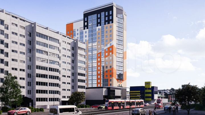 2-к. квартира, 41,7 м², 2/20 эт.