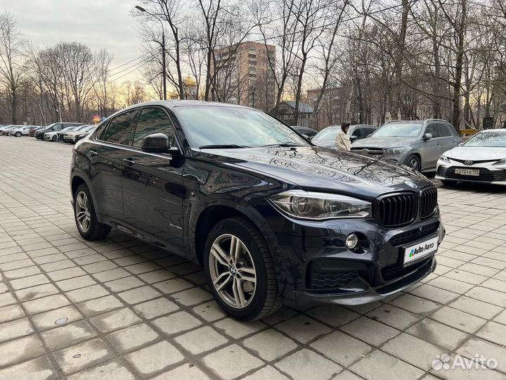 BMW X6 3.0 AT, 2017, 78 000 км