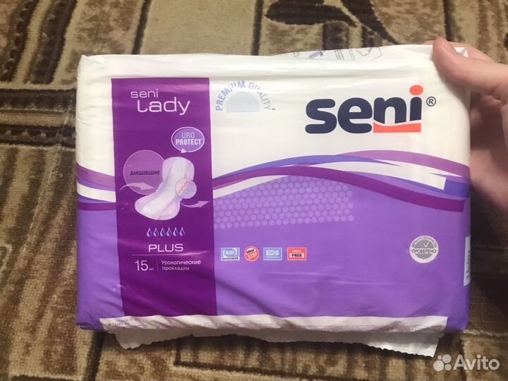 Урологические прокладки seni 6 капель