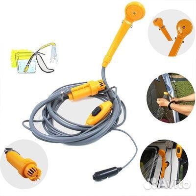 Душ для кемпинга от прикуривателя, арт. mimir-03LY