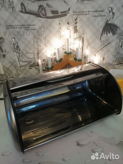 Хлебница металлическая