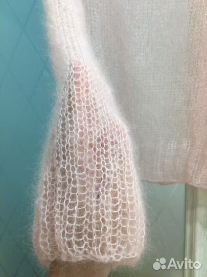 Паутинка из мохера на шелке