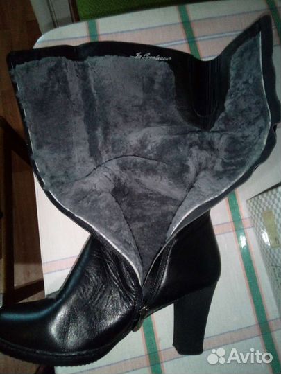 Сапоги зимние натуральная кожа