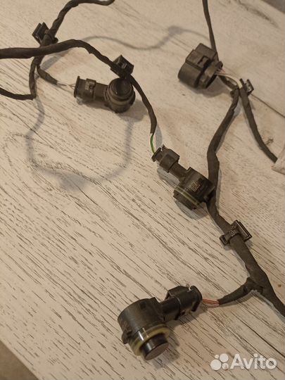 Проводка заднего бампера skoda karog