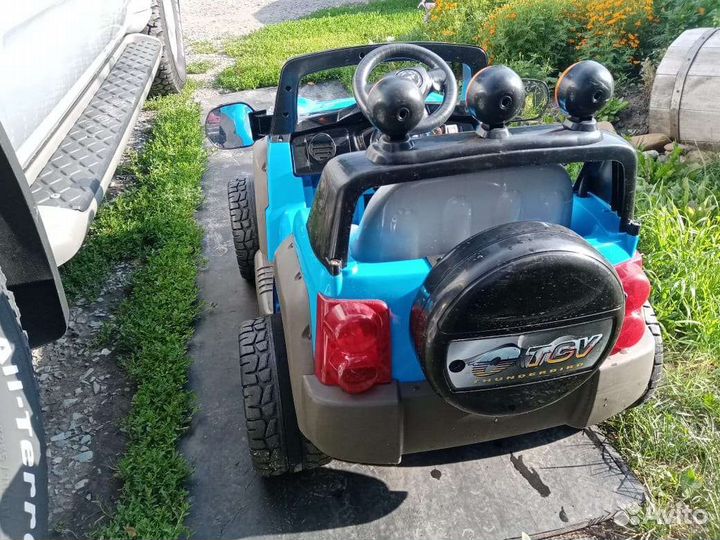 Детский электромобиль джип бу