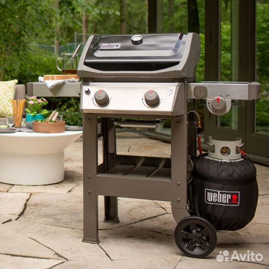 Газовый гриль Weber Spirit II E-210 GBS черный