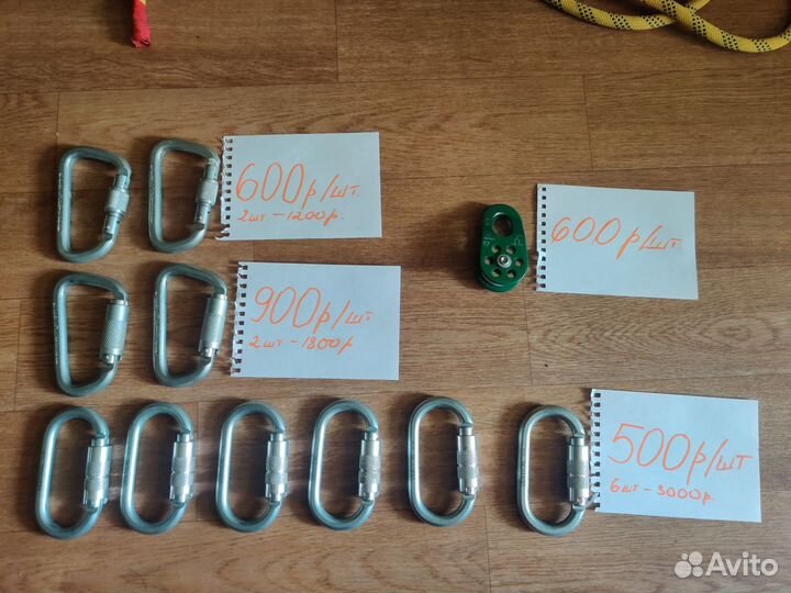 Карабины стальные vento vertical