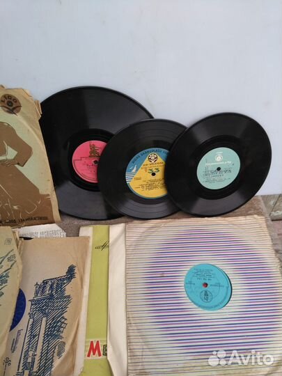 Пластинки 1950-60 гг. для патефона