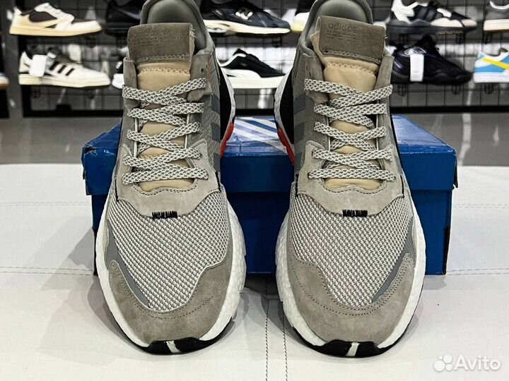 Adidas Nite Jogger: серые мужские кроссовки для города