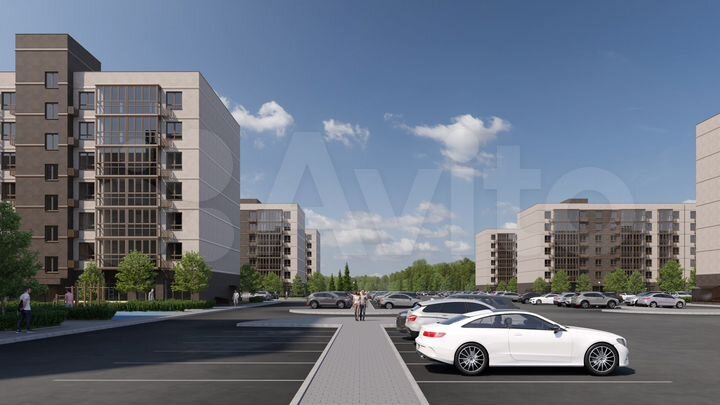 2-к. квартира, 66,4 м², 5/7 эт.