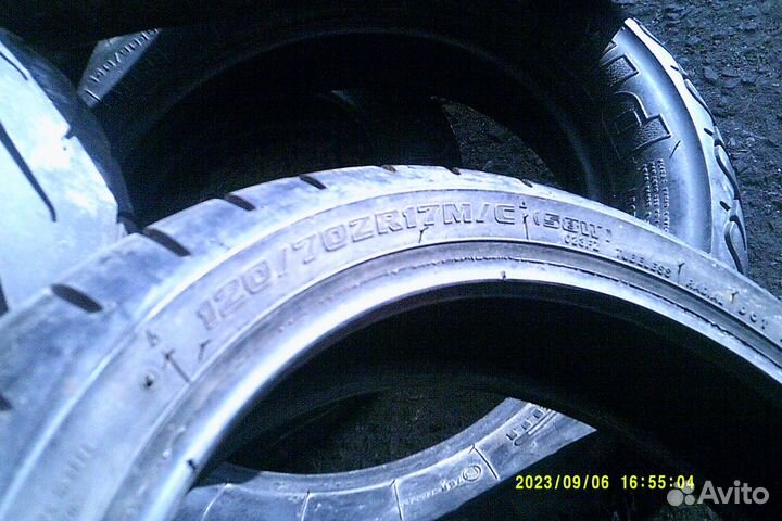 120 70 R17 -1 мота шина Bridgestone Battlax BTO 27