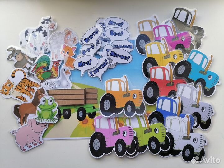 Развивающие игры на липучках