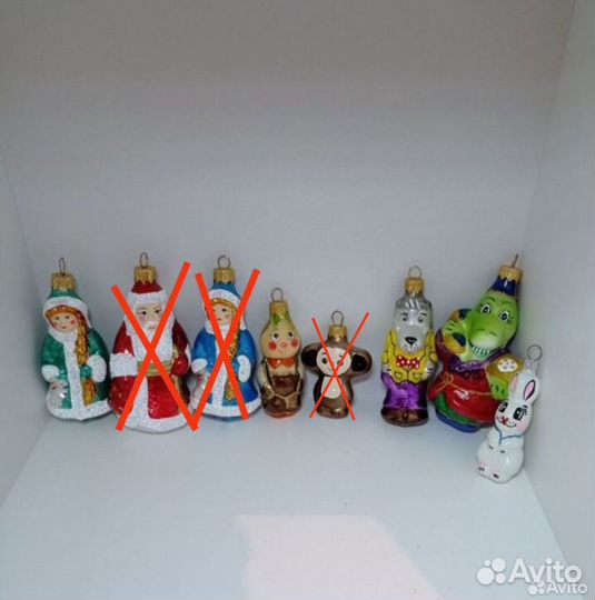 Елочные игрушки стекло