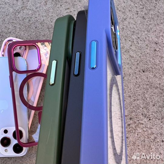 Чехол на iPhone 15 Pro, Pro Max (с MagSafe) Черный