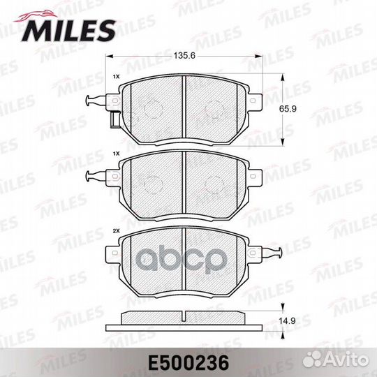 Колодки тормозные infiniti FX35/45 03/nissan M