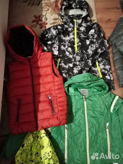 Пакет курток на мальчика 128