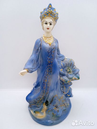 Статуэтка Хозяйка медной горы Гжель 1960-1972гг