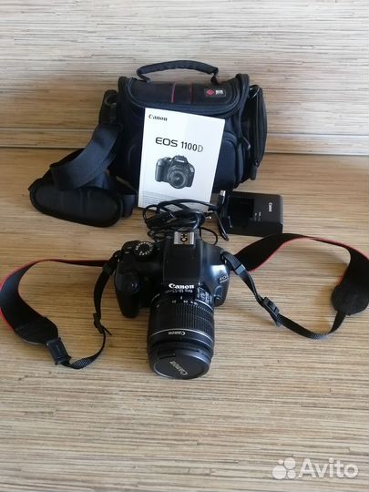 Зеркальный фотоаппарат canon eos 1100d