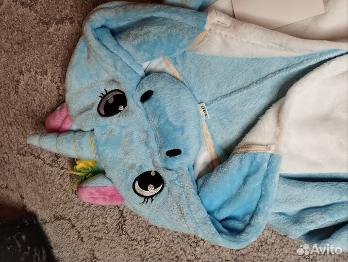 Костюм единорога кигуруми 130 см