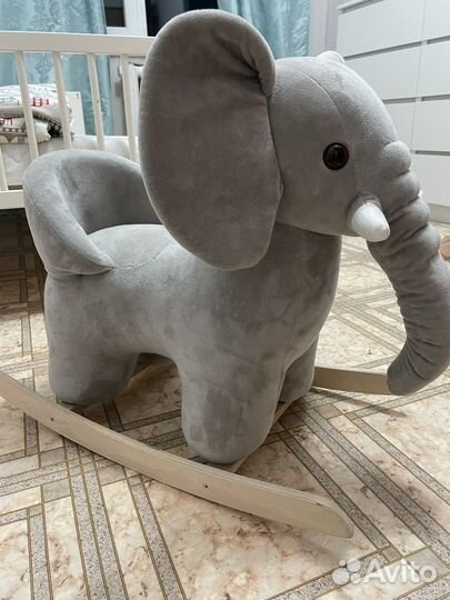 Детская качалка слоник
