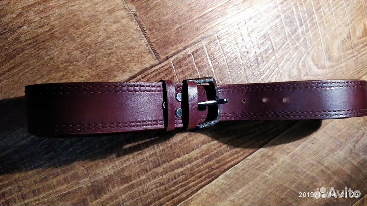 Ремень кожаный. Ручная работа