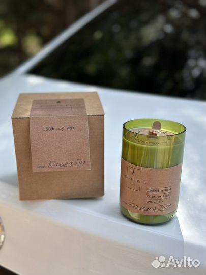 Свеча в винном стакане