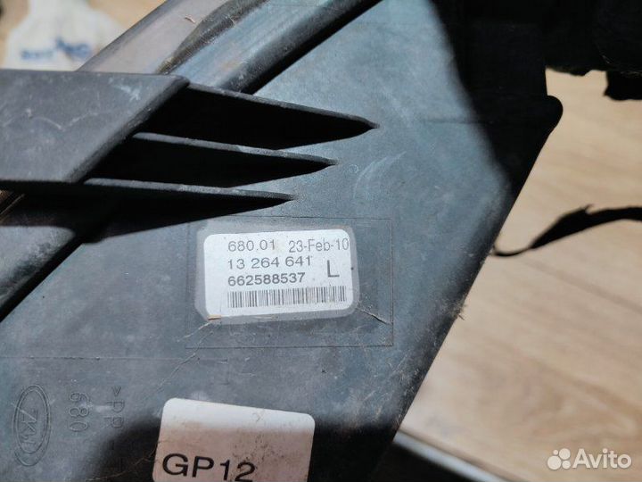 Указатель поворота передний левый Opel Astra J