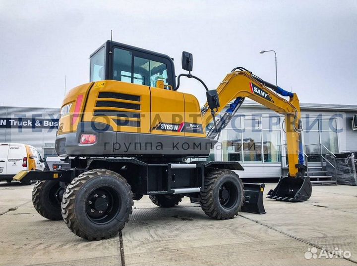 Мини-экскаватор Sany SY65W, 2023