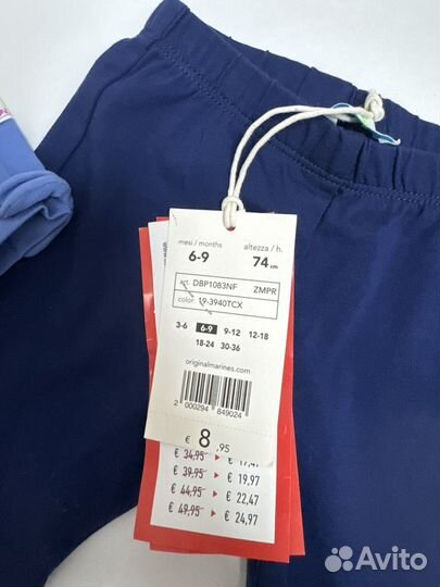 Шорты для девочки малышки 68-74 original marines