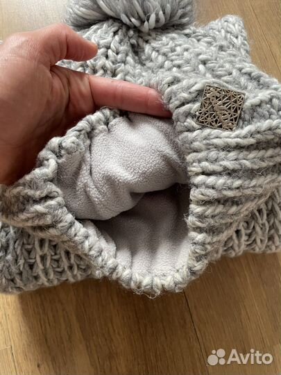 Комплект зимний женский снуд и шапка