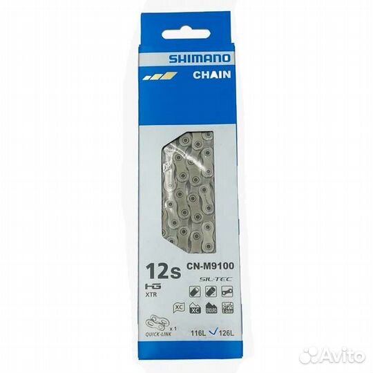 Цепь 12-скоростей Shimano CN-M9100 AM