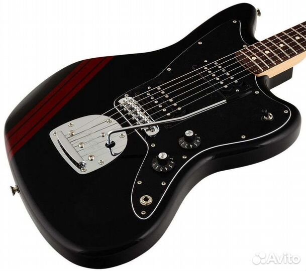 Fender special edition blacktop jazzmaster stripe