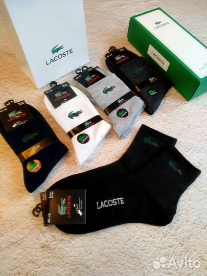 Носки мужские Lacoste 10 пар