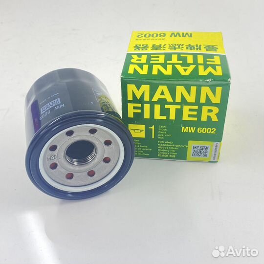 Фильтр масляный mann honda, kawasaki MW6002
