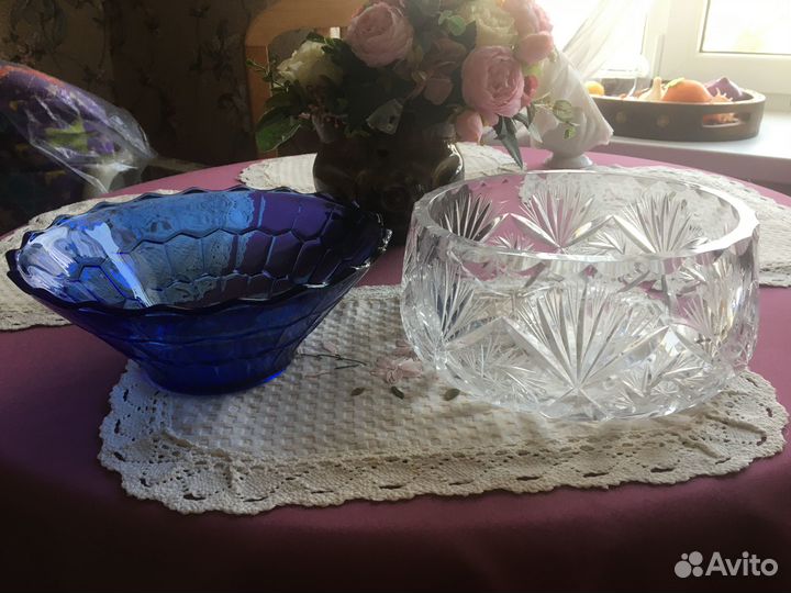 Вазы хрусталь СССР