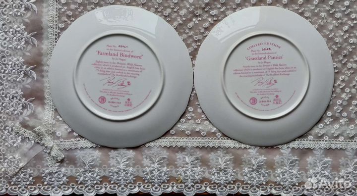 Тарелки настенные Англия