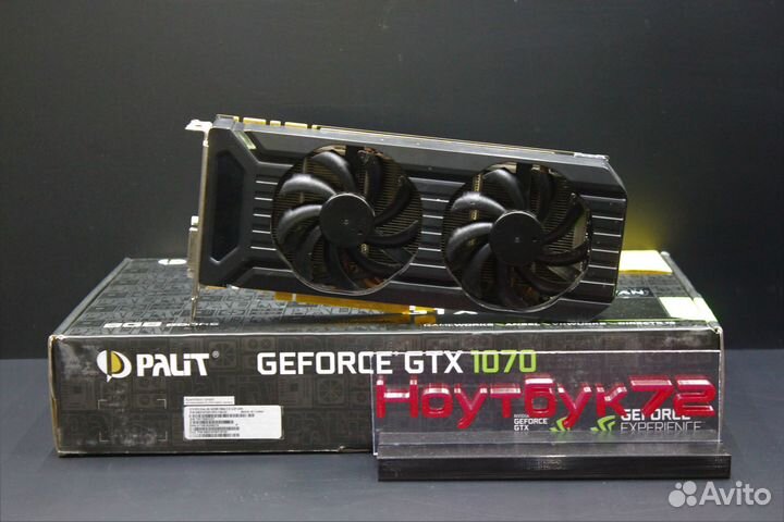 Palit GTX 1070 Dual 8GB/DDR5/256 bit с коробкой