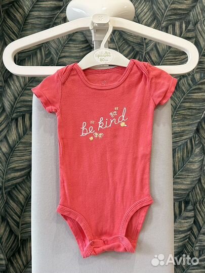 Боди carters для девочки 62 68