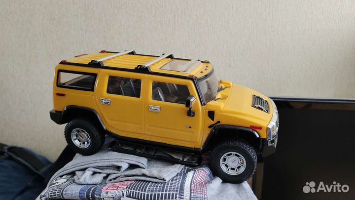 Радиоуправляемая машина Kidztech Hummer H2 желтый