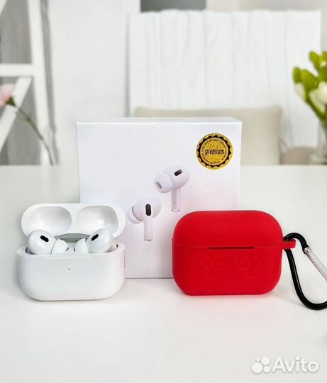 Наушники AirPods 2/3/Pro/Pro2 + Чехол