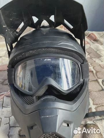Кроссовый шлем ataki