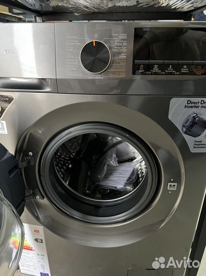 Стирально-сушильная машина TCL 10/6кг прямой приво